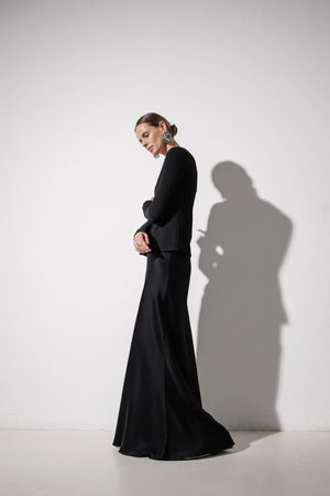 BLACK SKIRT MAKCI