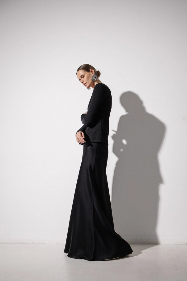 BLACK SKIRT MAKCI