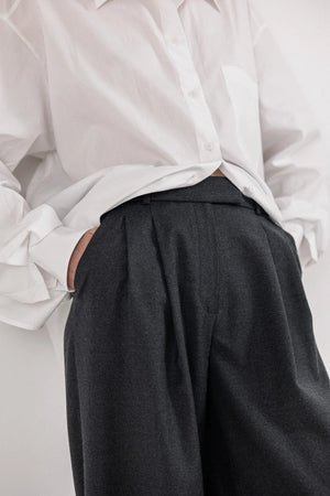 GREY CASHMERE PANTS