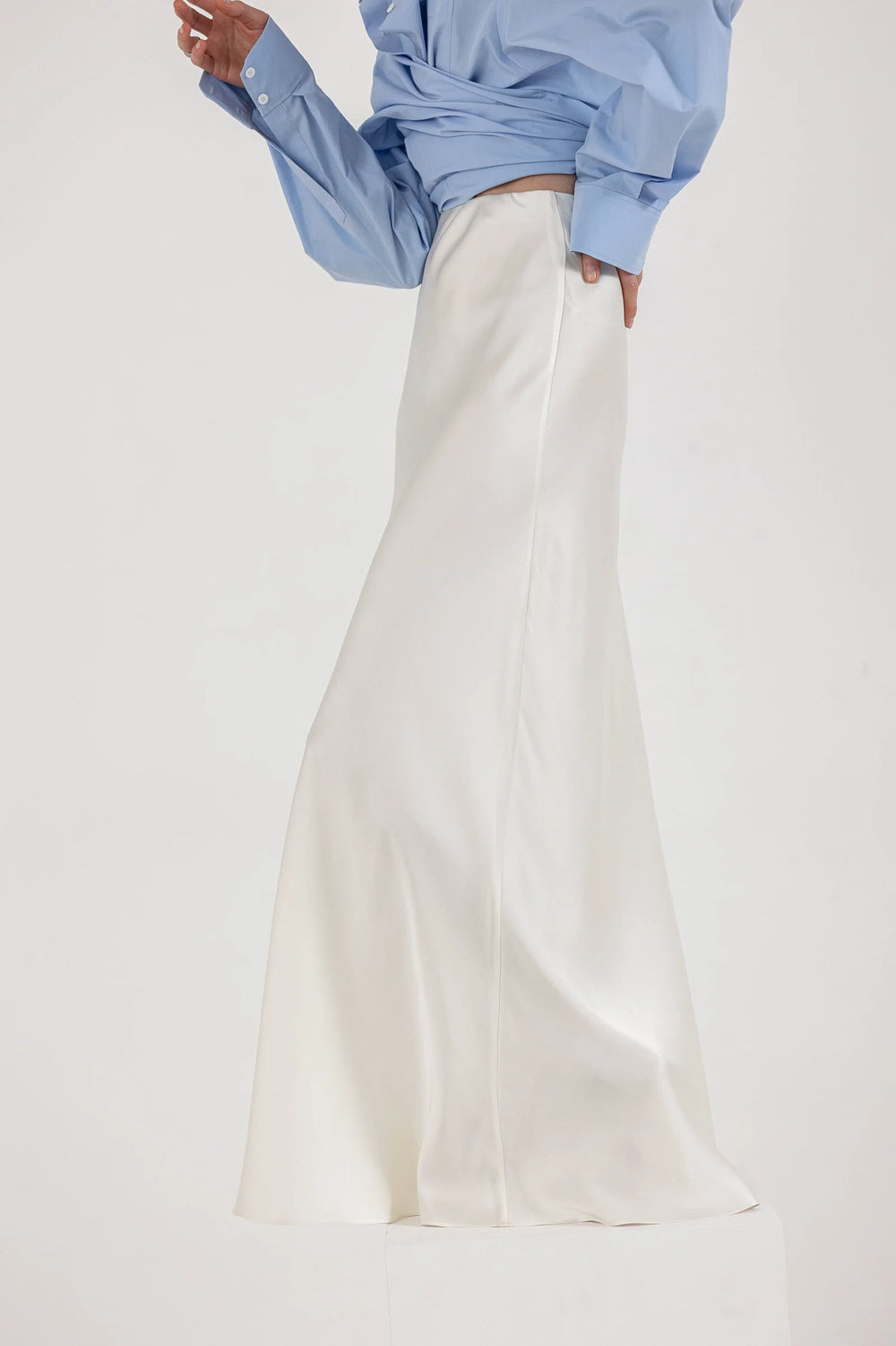 SILK MAXI SKIRT