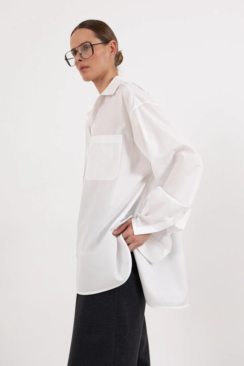 SHIRT WITH CUFF BREAKOUT